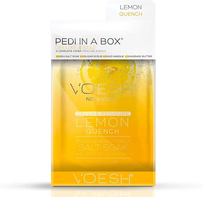 Voesh Pedi In A Box (4 in 1) Lemon Quench by Voesh