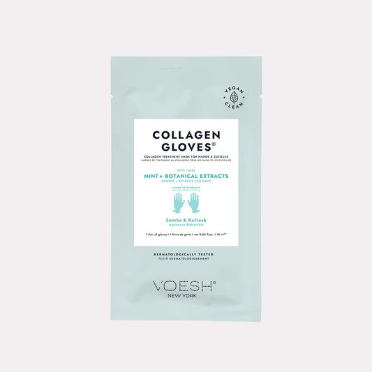 VOESH Collagen Gloves Mint + Botanical Extracts
