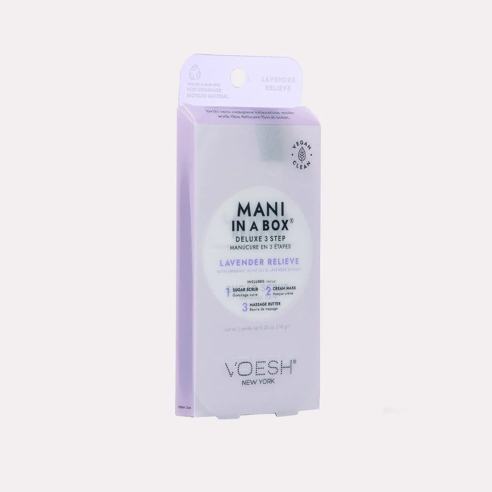 VOESH Mani In A Box Deluxe 3 Step – Lavender Relieve