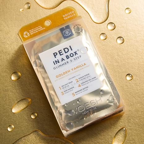VOESH Pedi in a Box Glimmer – Golden Vanilla