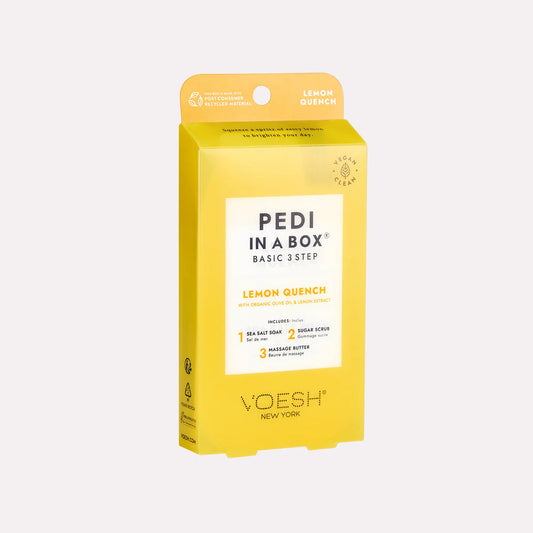 VOESH Pedi In A Box Basic 3 Step Lemon Quench