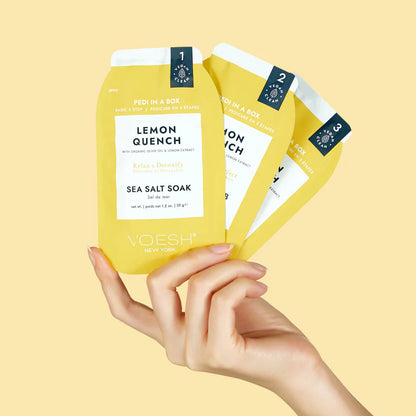 VOESH Pedi In A Box Basic 3 Step Lemon Quench