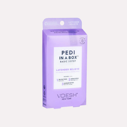 VOESH Pedi In A Box Basic 3 Step Lavender Relieve