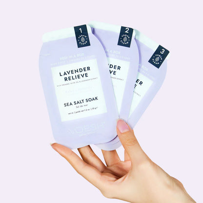 VOESH Pedi In A Box Basic 3 Step Lavender Relieve