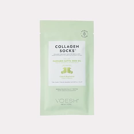 VOESH Collagen Spa Socks – 5 Pack for Dry & Cracked Feet