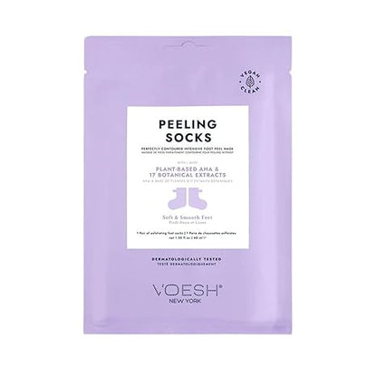VOESH Collagen Spa Socks – 5 Pack for Dry & Cracked Feet