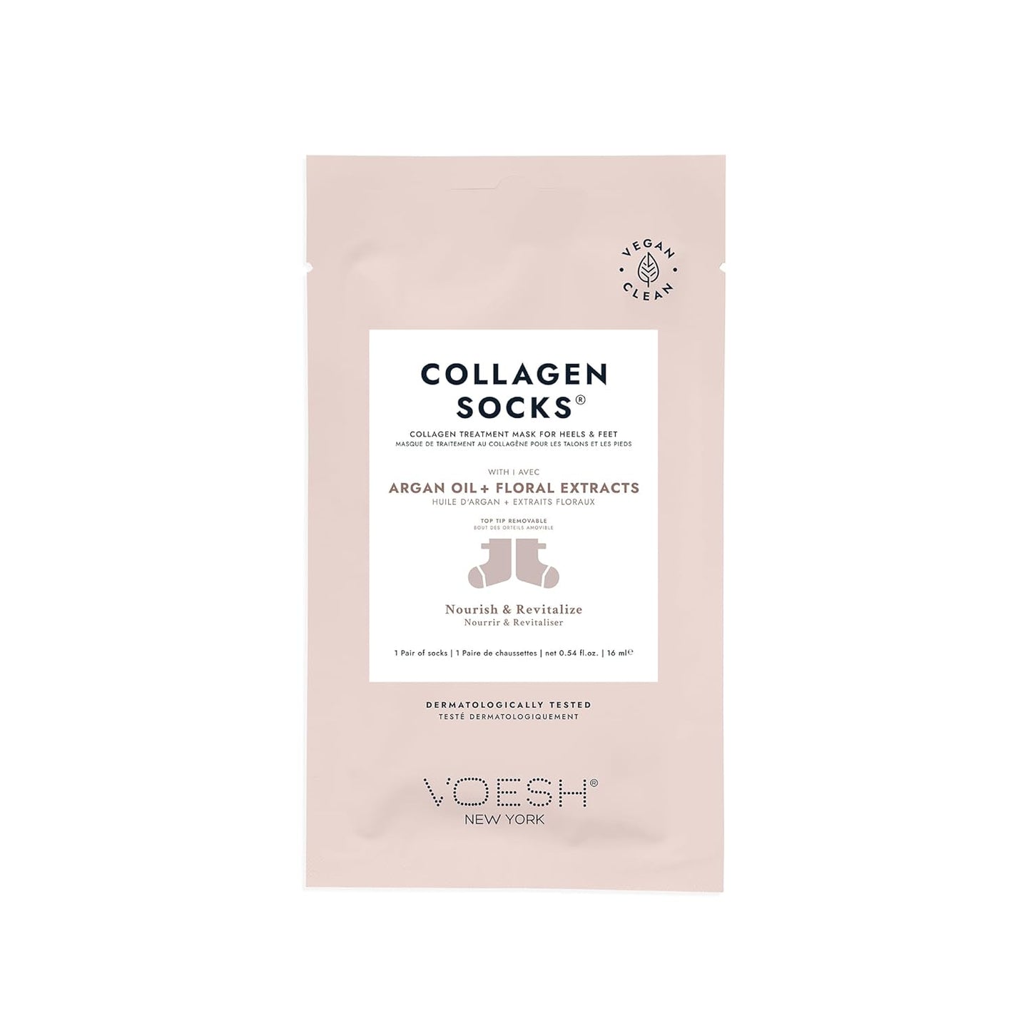 VOESH Collagen Spa Socks – 5 Pack for Dry & Cracked Feet