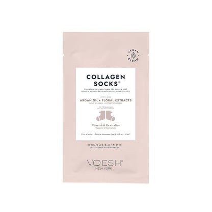 VOESH Collagen Spa Socks – 5 Pack for Dry & Cracked Feet