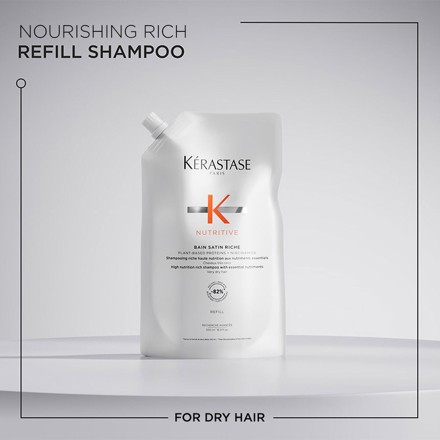 Nutritive Bain Satin Riche Value Size Shampoo & Refill Pouch