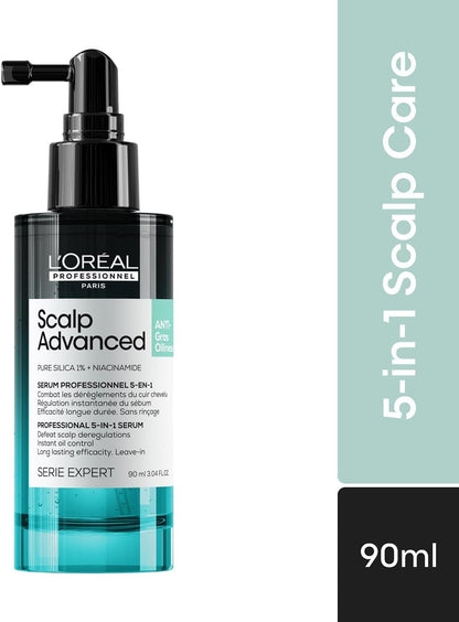 L’Oréal Scalp Advanced Anti-Oiliness 5-in-1 Scalp Serum (90ml)