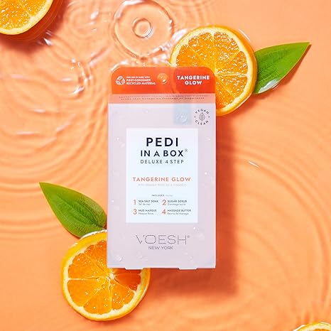 VOESH Pedi in a Box 4-Step – Tangerine Glow