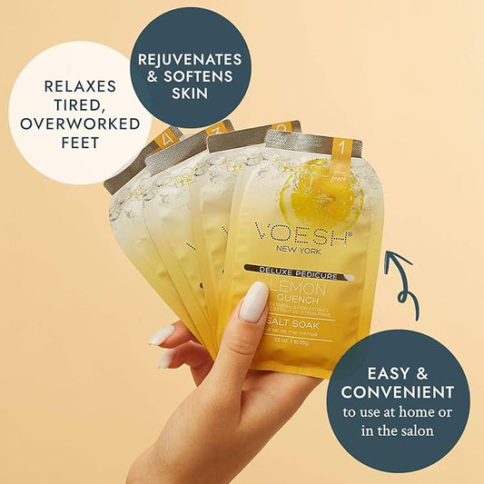 Voesh Pedi In A Box (4 in 1) Lemon Quench by Voesh