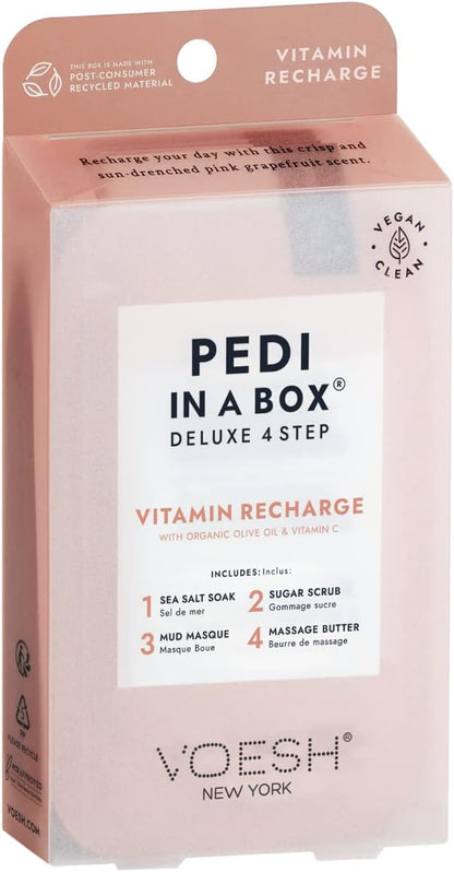 Voesh Pedi In A Box (4 in 1) Vitamin Recharge by Voesh