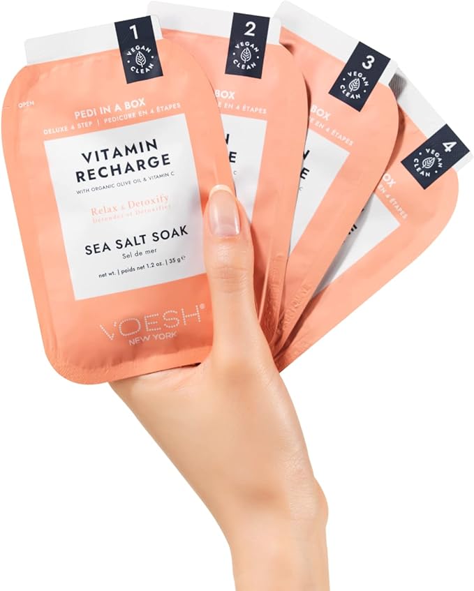 Voesh Pedi In A Box (4 in 1) Vitamin Recharge by Voesh