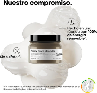 L’Oréal Absolut Repair Molecular Hair Mask (150ml)