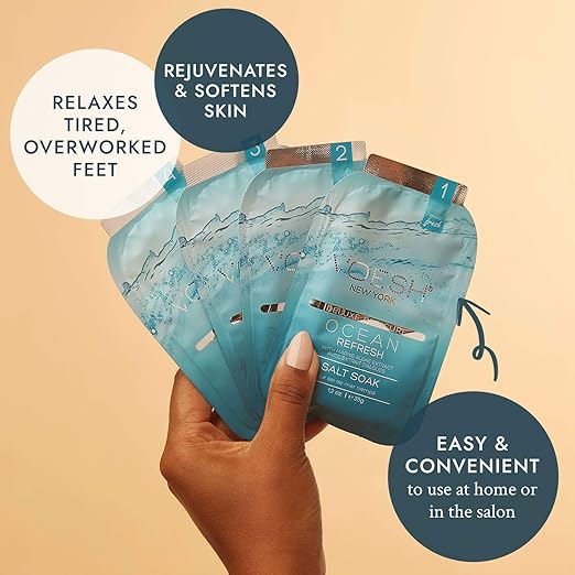 Voesh Pedicure in a Box Deluxe 4 Step - Ocean Refresh