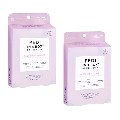 VOESH Pedi in a Box O2 Fizz – Raspberry Sorbet
