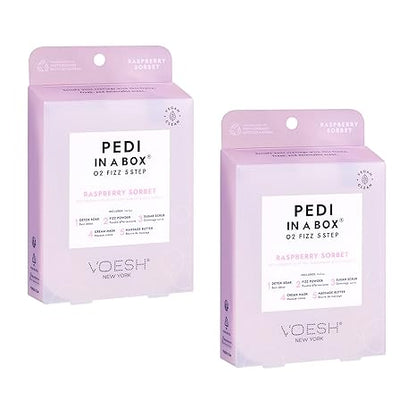 VOESH Pedi in a Box O2 Fizz – Raspberry Sorbet