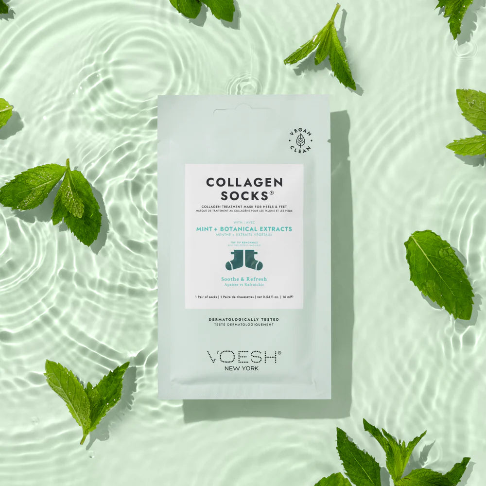 VOESH Collagen Socks Mint + Botanical Extracts